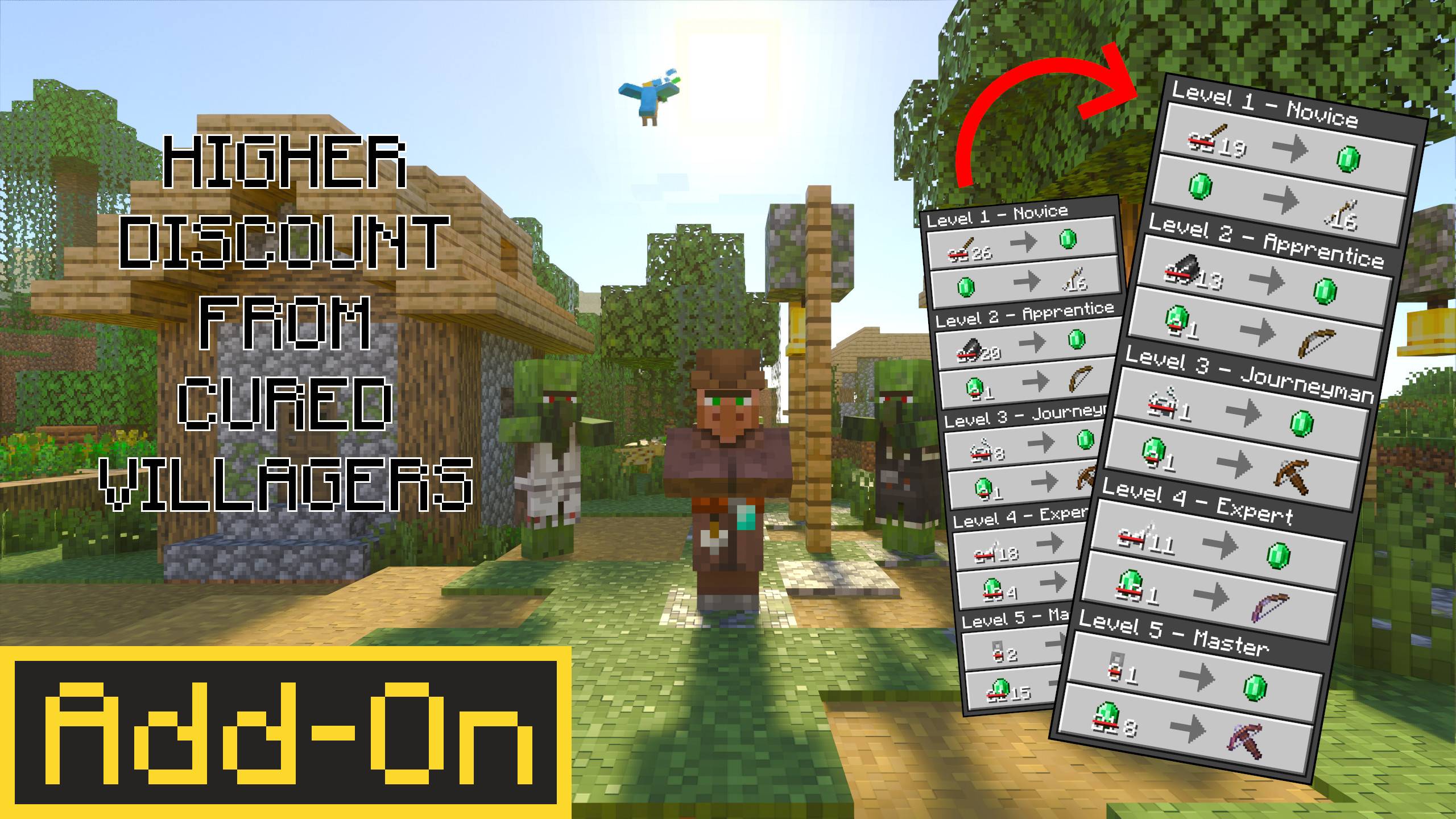 [Mason Update] Higher Discount From Cured Villagers — screenshot 1