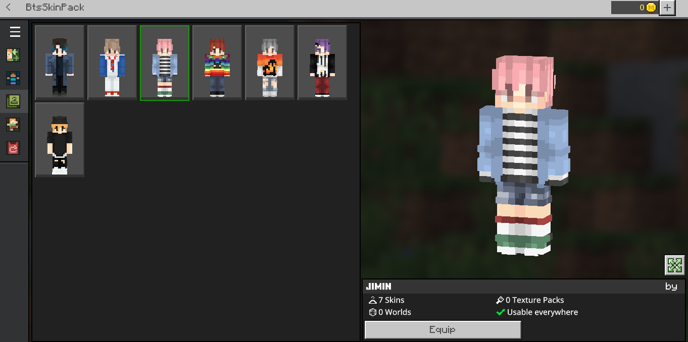 BTS Skin Pack — screenshot 1