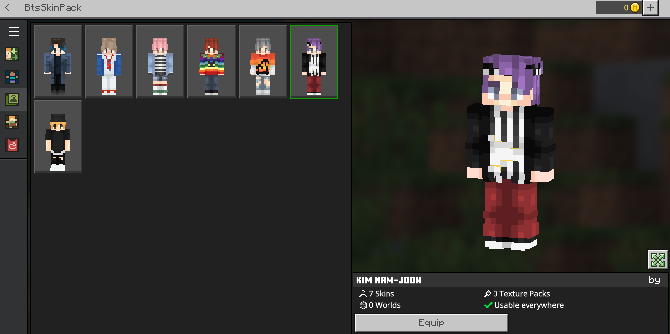 BTS Skin Pack — screenshot 2