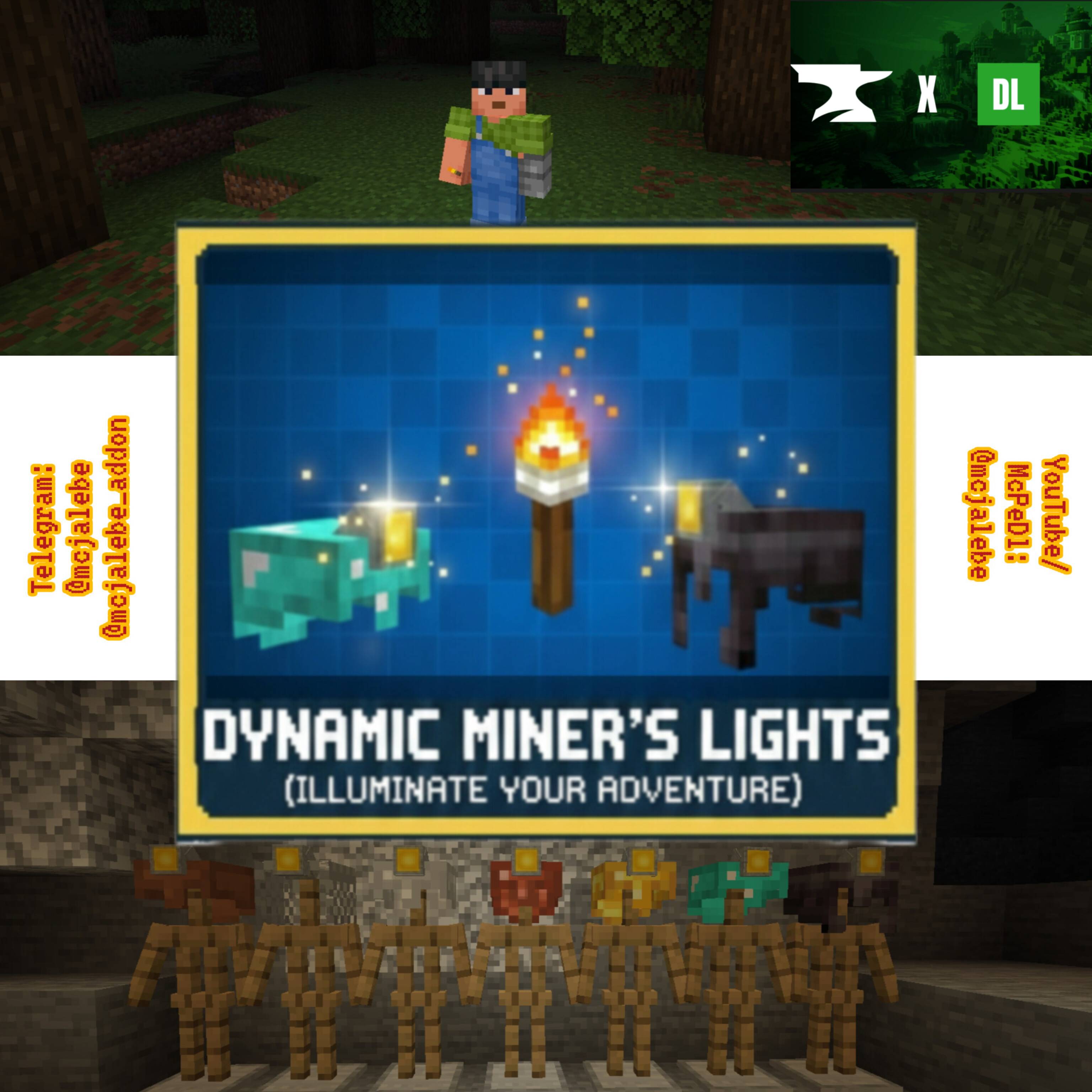Ultimate Dynamic Lighting & Miner Helmets — screenshot 1