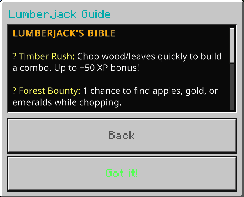 [Realm Compatible]master lumberjack core — screenshot 3