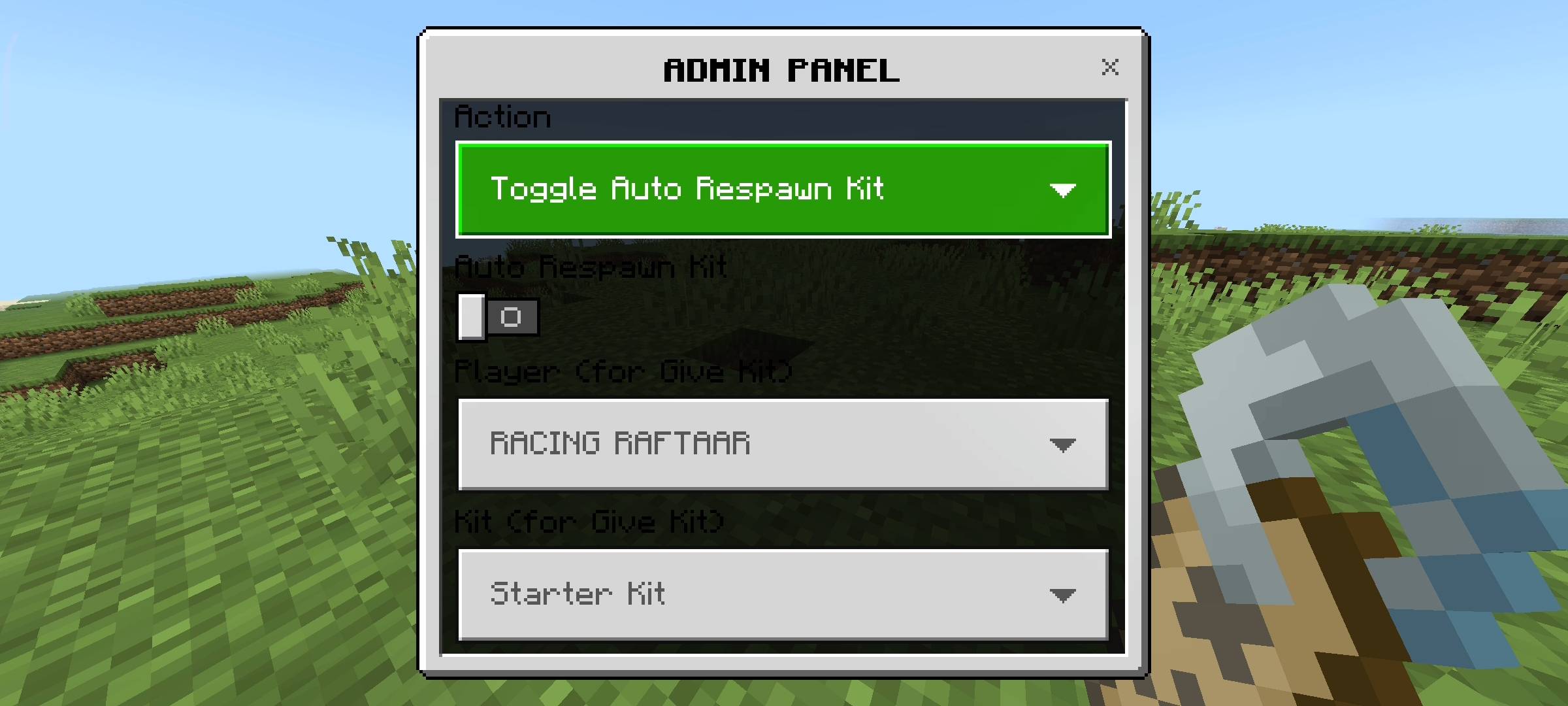 Starter Kit Addon: Auto Kits & Admin Panel — screenshot 6