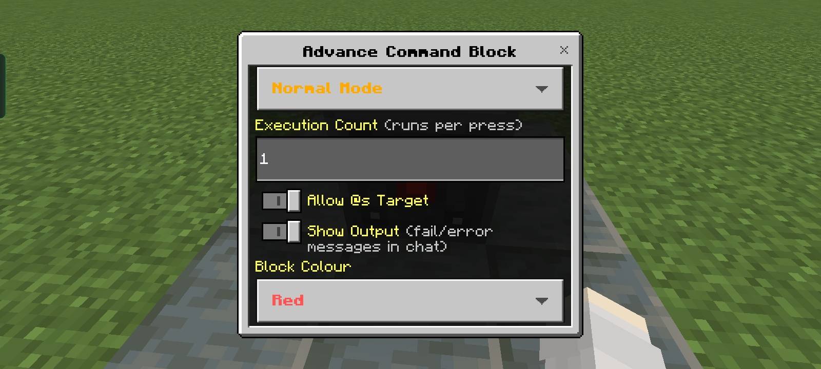 Advance Command block Addon — screenshot 6
