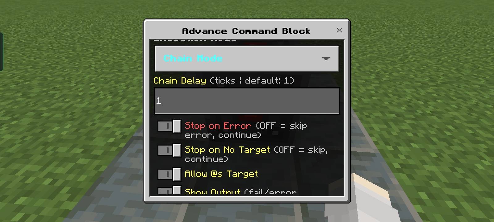 Advance Command block Addon — screenshot 8