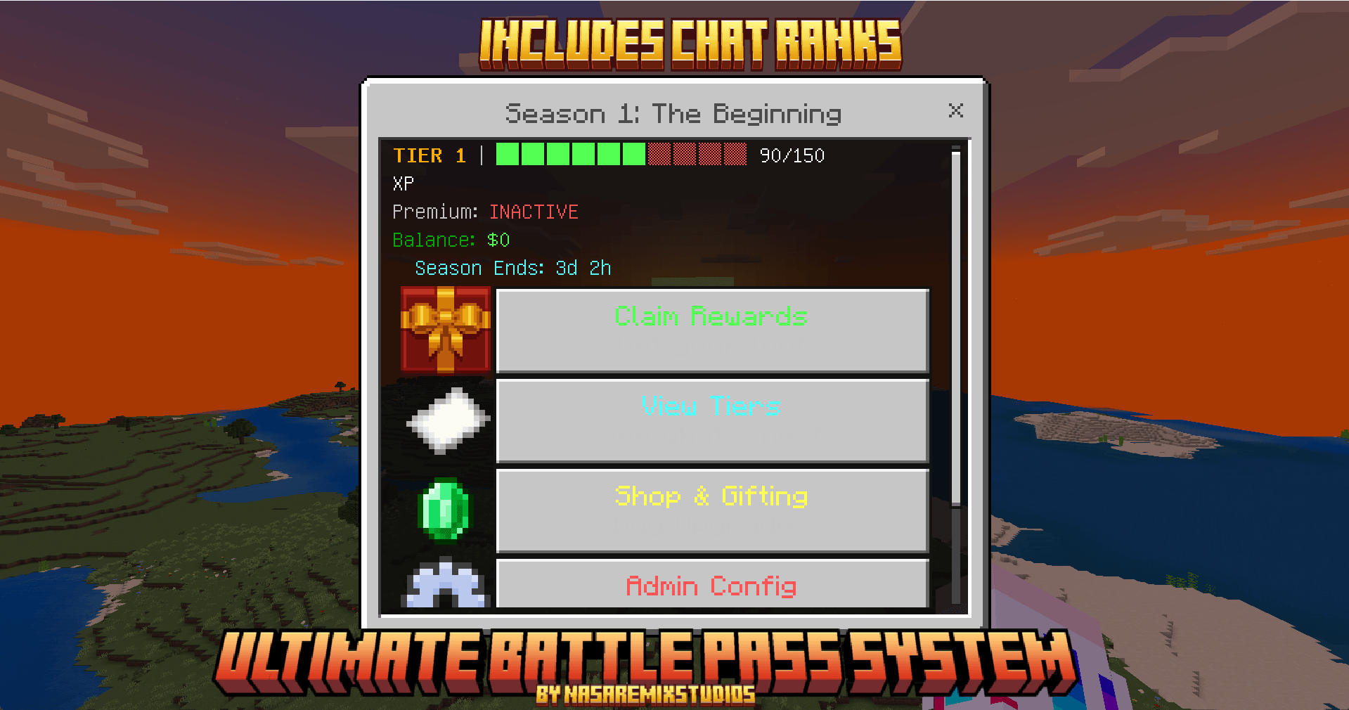 [Realm Compatible]Ultimate Battle Pass System — screenshot 1