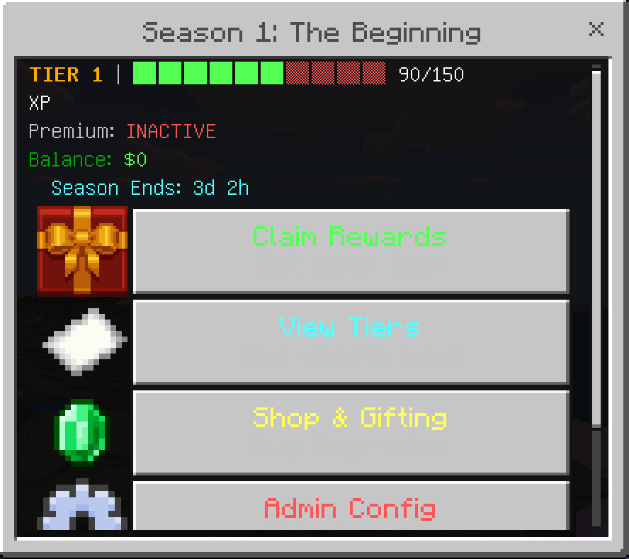 [Realm Compatible]Ultimate Battle Pass System — screenshot 3
