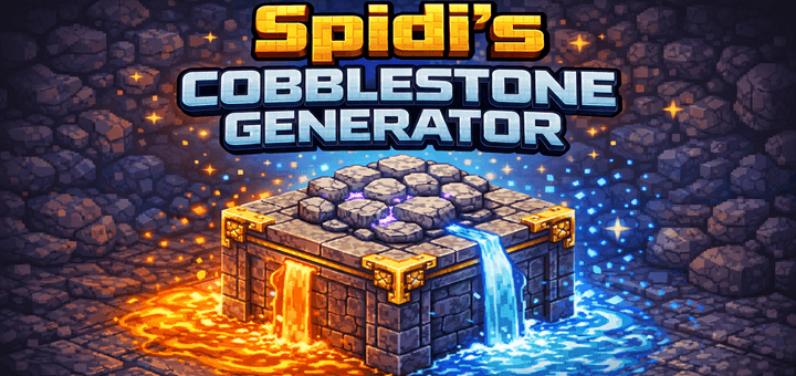 Spidi's Cobblestone Generator — screenshot 1