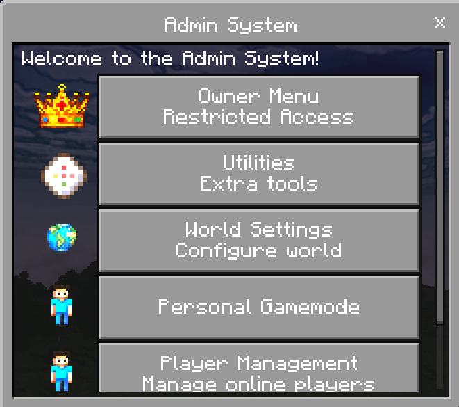 Administrator Control Panel - Achievement Friendly — screenshot 1
