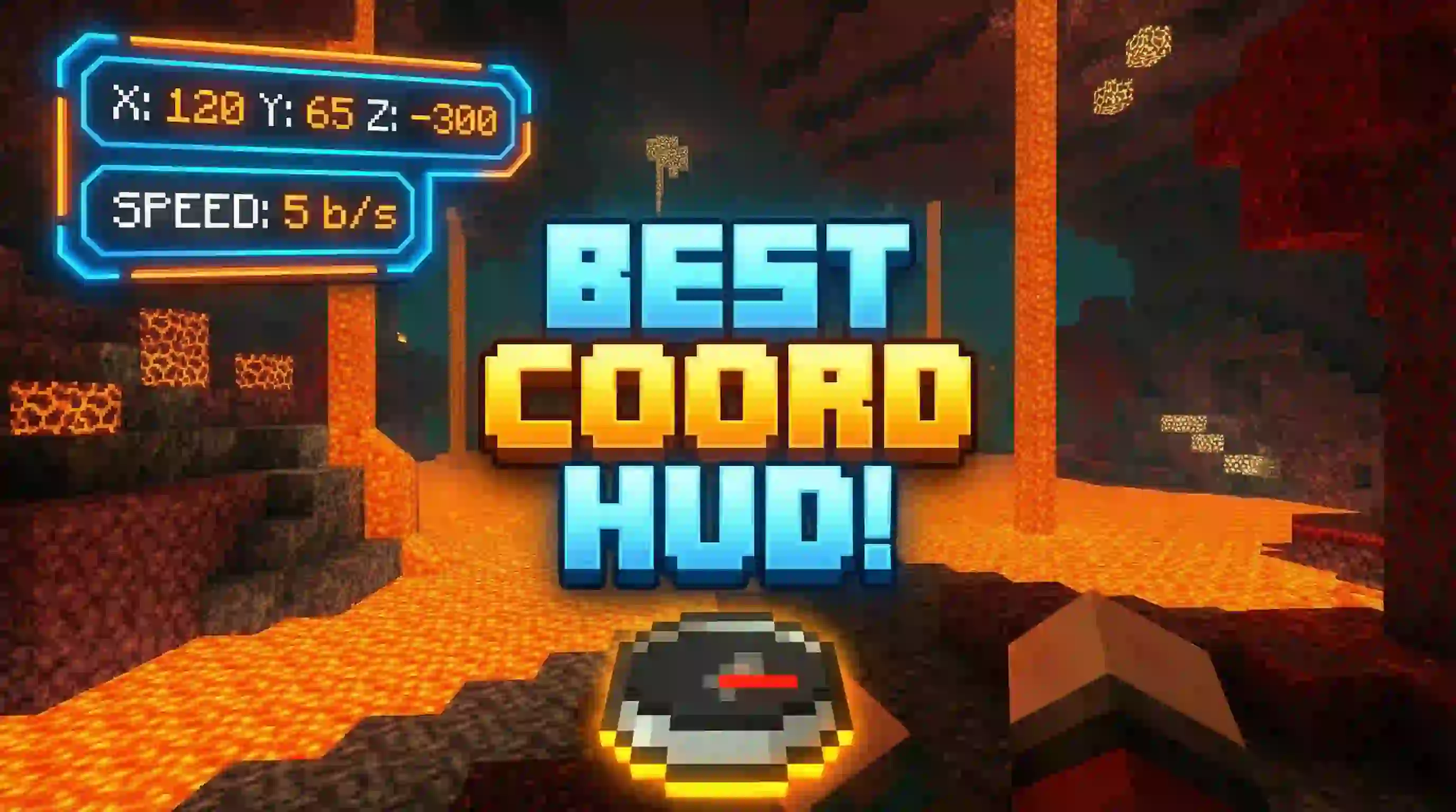 Ultimate Coordinates HUD: Speedometer & Death Saver — screenshot 2