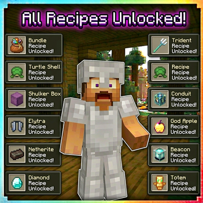 All Crafting Recipes Unlocked Updated!