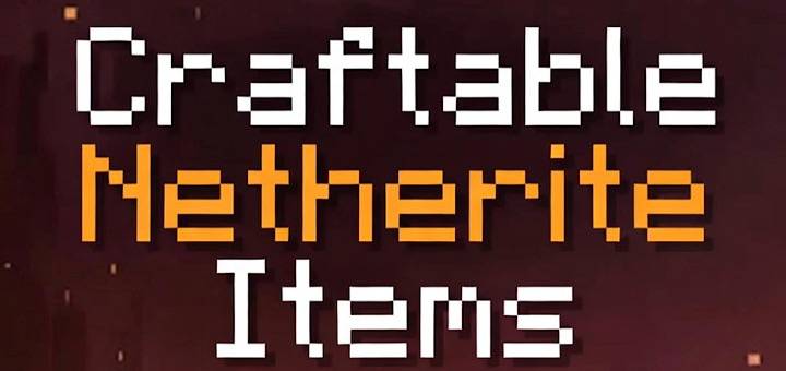 Craftable Netherite Items — screenshot 1