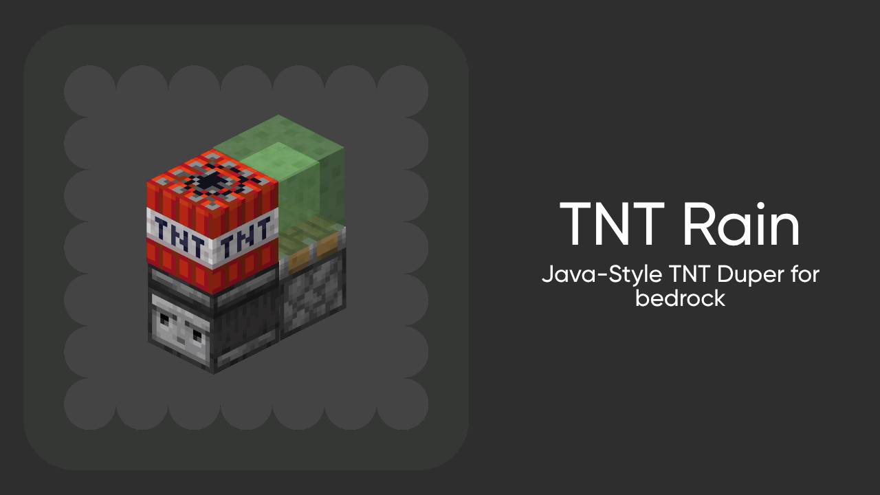 TNT Rain - Java-style TNT Duper — screenshot 1