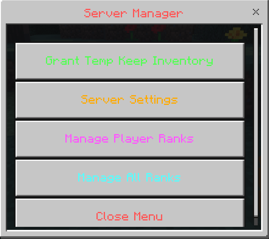 [Realm Compatible]Advanced world manager with keep inventory — screenshot 4