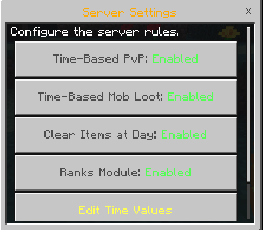 [Realm Compatible]Advanced world manager with keep inventory — screenshot 5