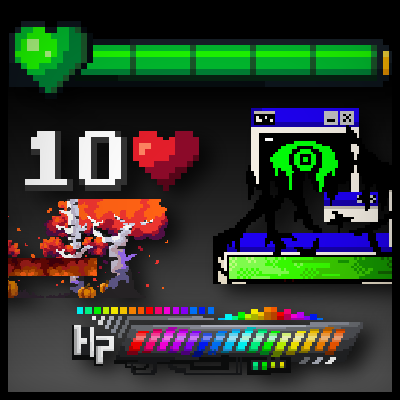 Customizable health bar | achievement friendly