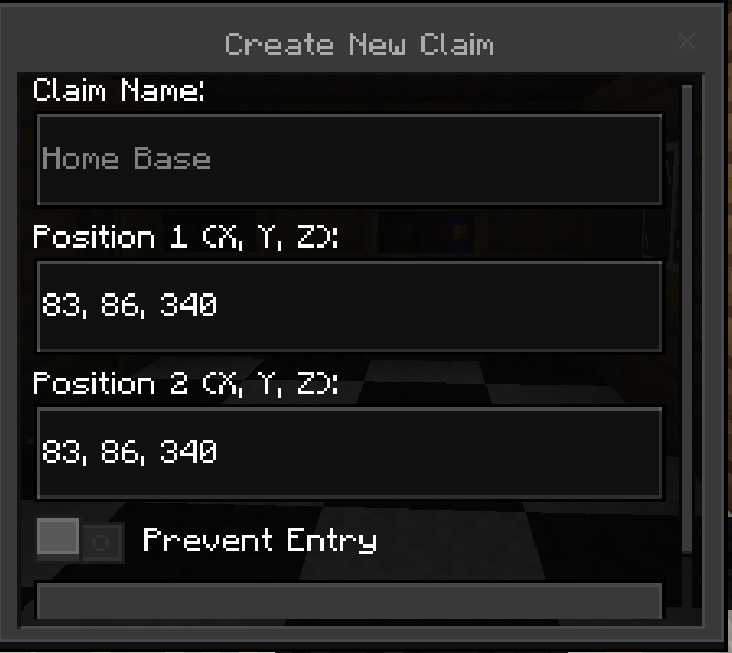 The Land Claim Addon - land claiming system — screenshot 4