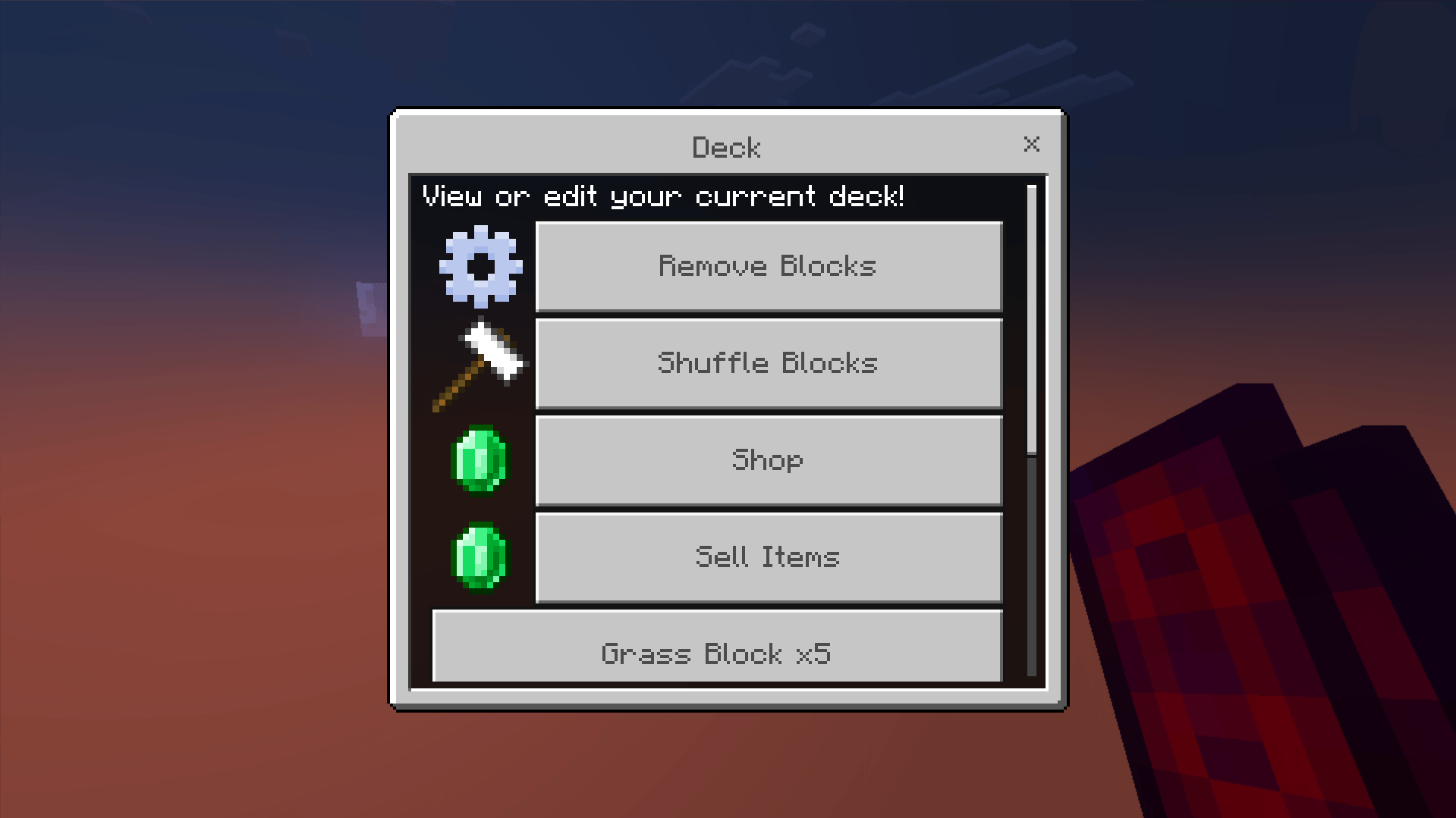 Roguelite Skyblock 1.1 — screenshot 2