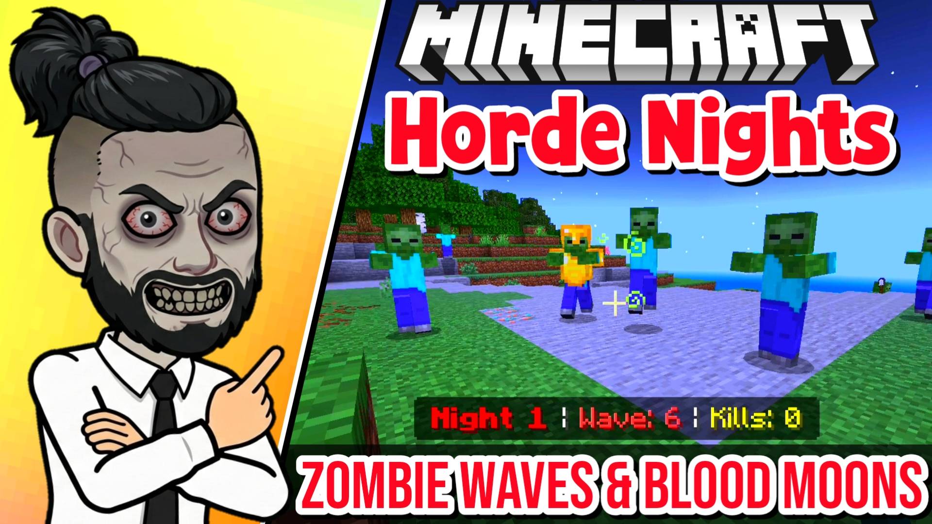 Horde Nights Addon: Zombie Waves & Blood Moons — screenshot 1