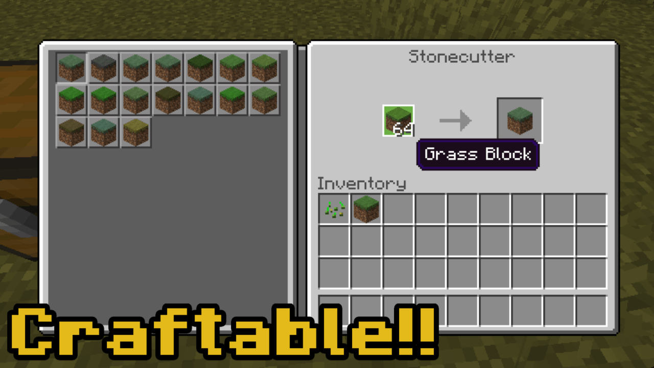 Craftable Grass Colors Addon — screenshot 5