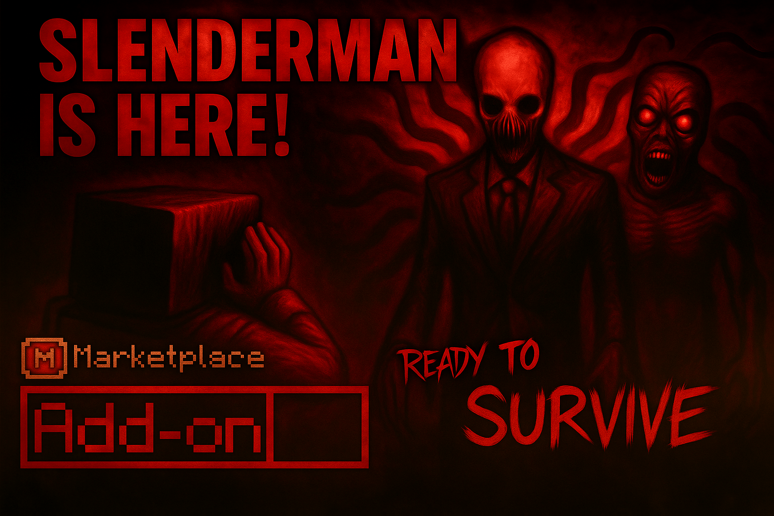 Slender Man Horror Addon for Minecraft 1.26.1 (Latest Update) — screenshot 1