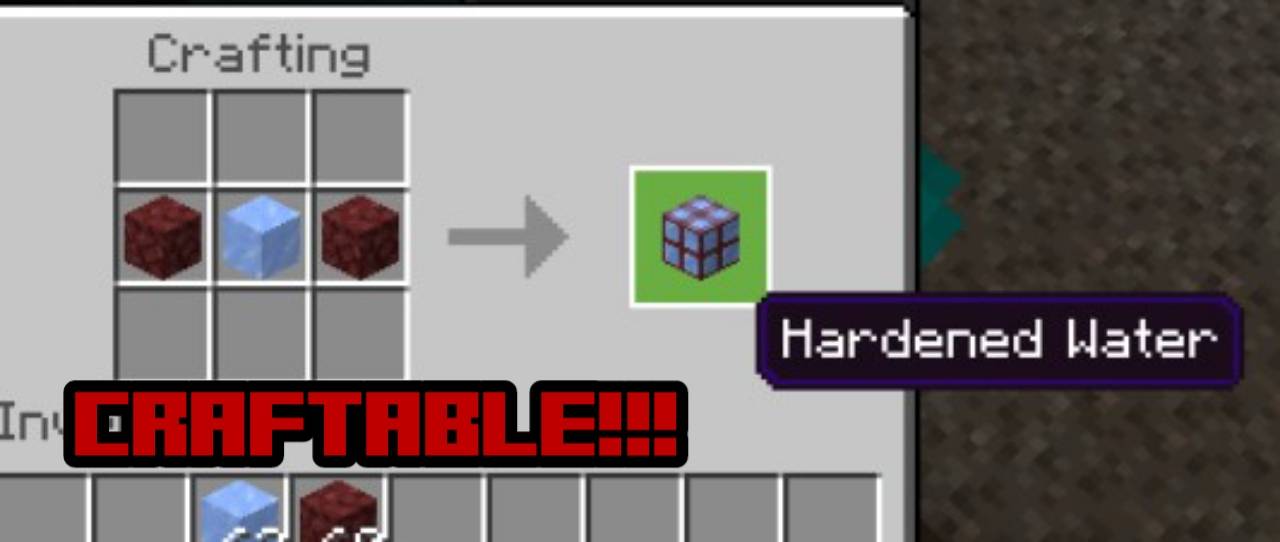 Placeable Water In The Nether — screenshot 2