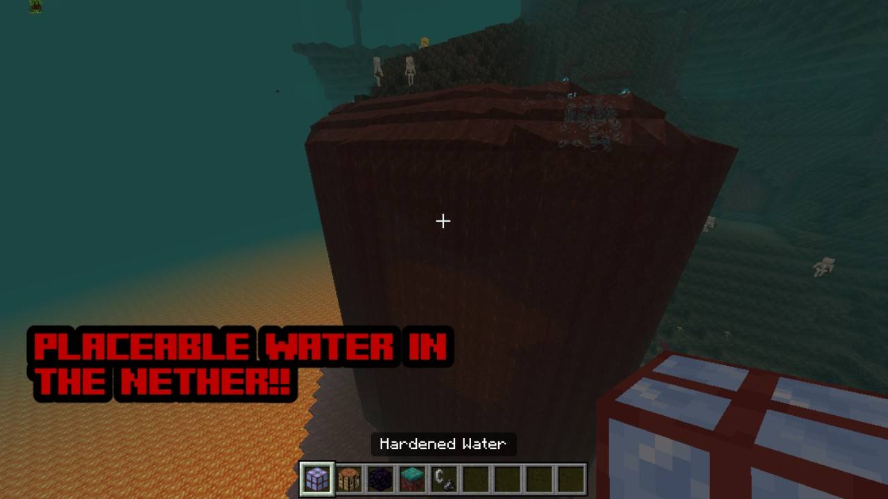 Placeable Water In The Nether — screenshot 3
