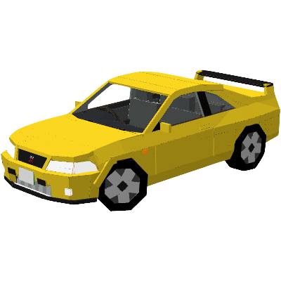 R33 GTR Nissan - Simple Car Series