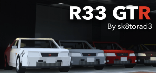 R33 GTR Nissan - Simple Car Series — screenshot 1