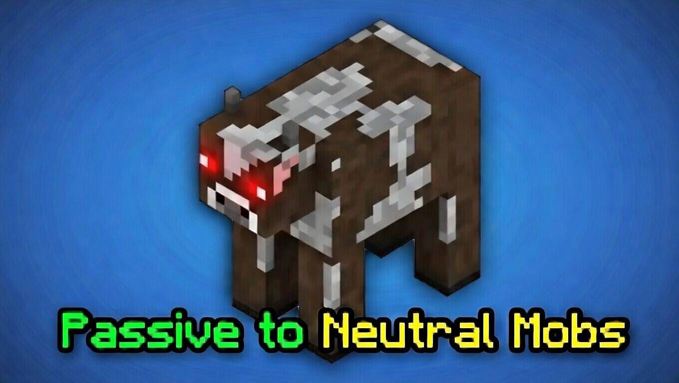 Passive to Neutral Mobs — screenshot 1