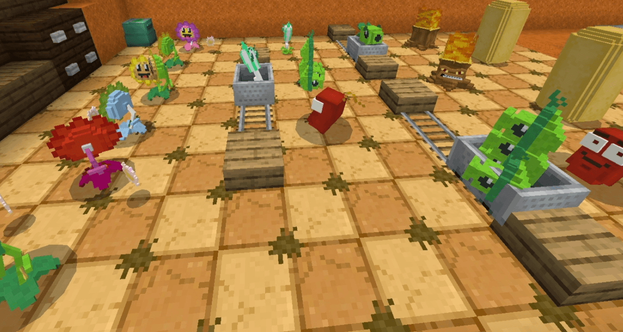 PvZ:CUBED Port ( Bedrock Edition ) — screenshot 6