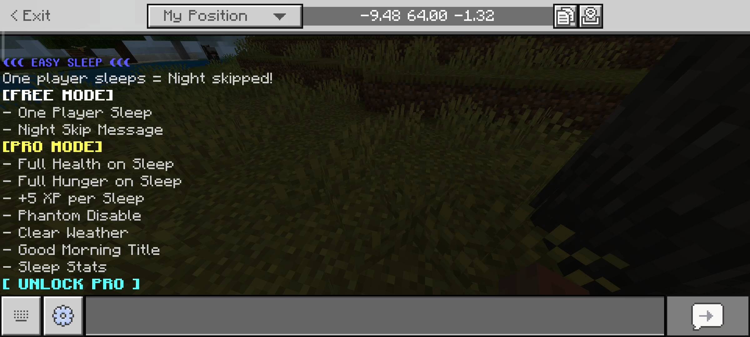Easy Sleep Addon: One Player Sleep & Night Rewards — screenshot 4