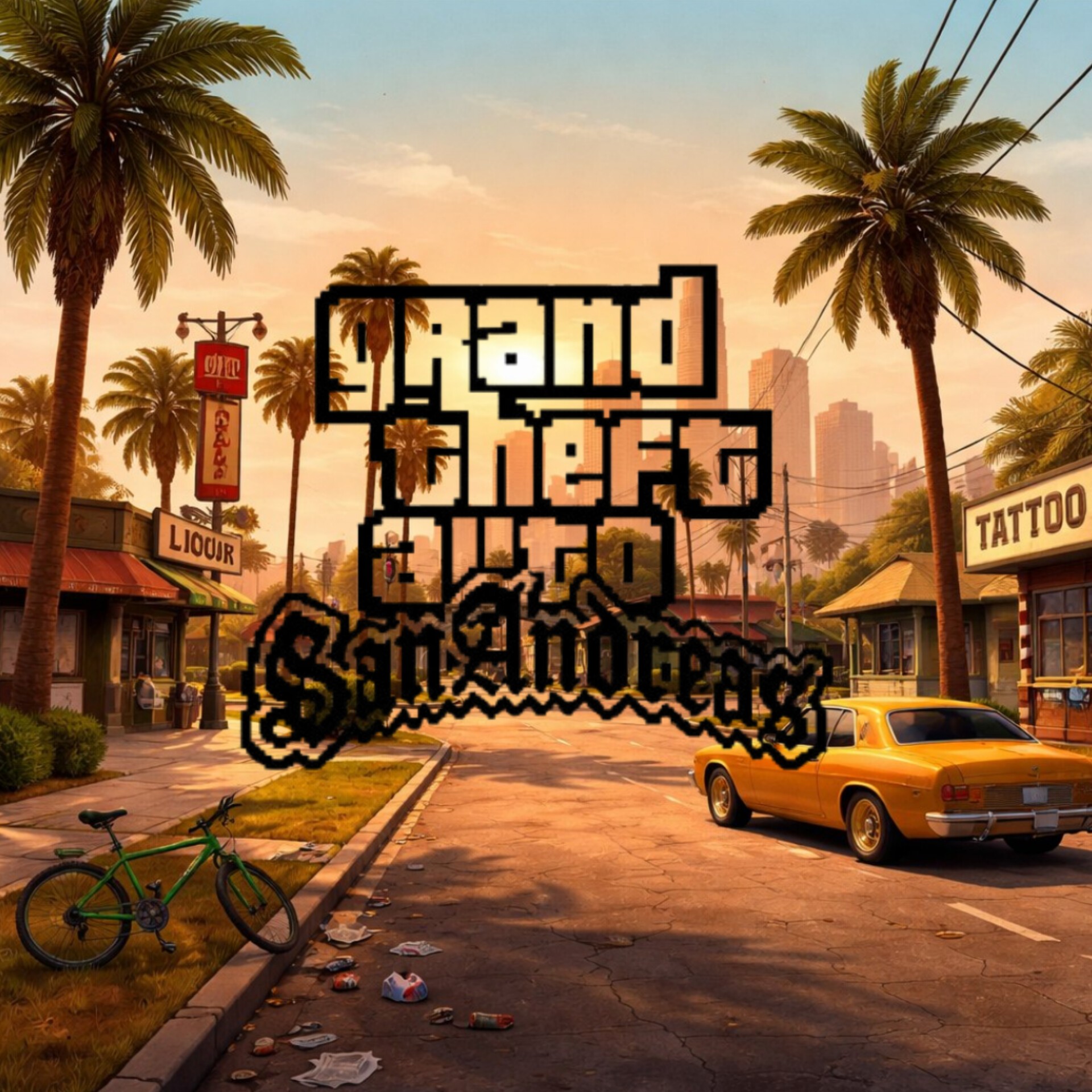 Assembling GTA San Andreas Minecraft BE — screenshot 1