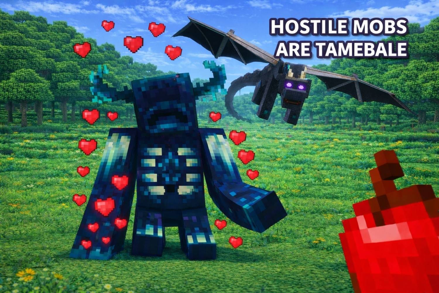 HOSTILE MOBS ARE TAMEBALE — screenshot 1