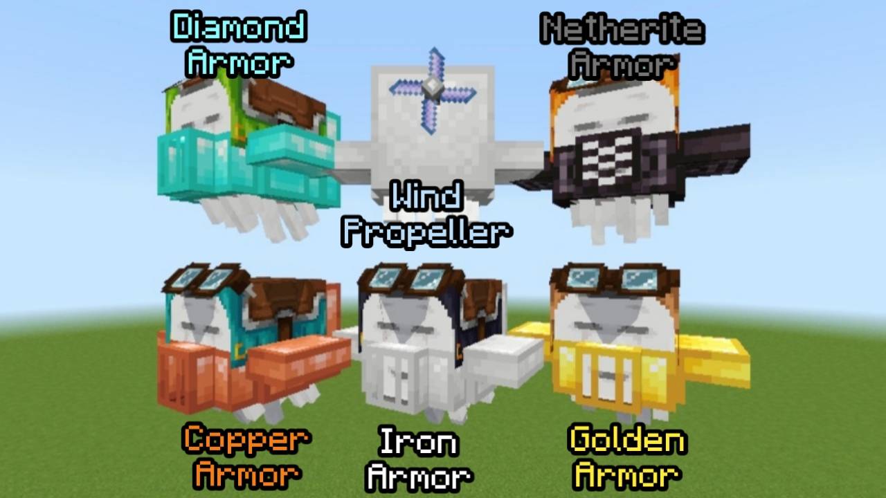 Armored Ghast [Addon] [Happy Ghast] [Equipment] — screenshot 3