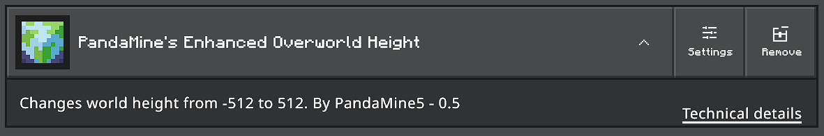 PandaMine's Enhanced Overworld Height (Achievement Friendly) — screenshot 2