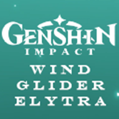 Genshin Impact Wind Glider Elytra Pack - Bedrock Edition Version