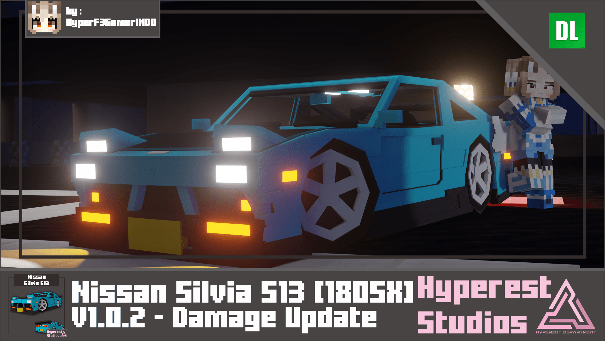 Nissan Silvia S13 | v1.0.2 Damage Update — screenshot 1
