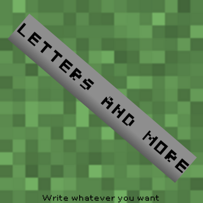 Letters and more
