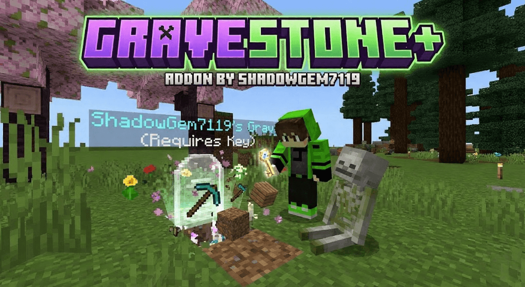 GraveStone+ Secure your items after Death — screenshot 1
