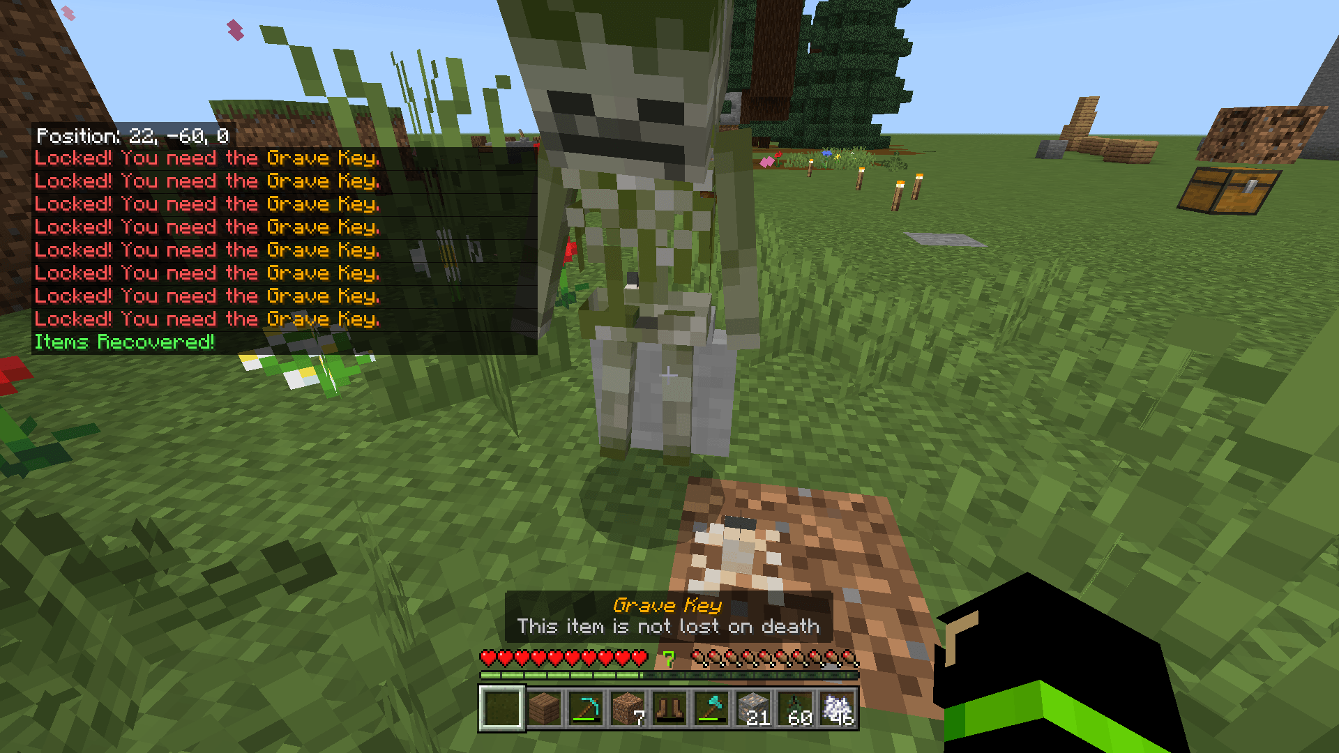 GraveStone+ Secure your items after Death — screenshot 4