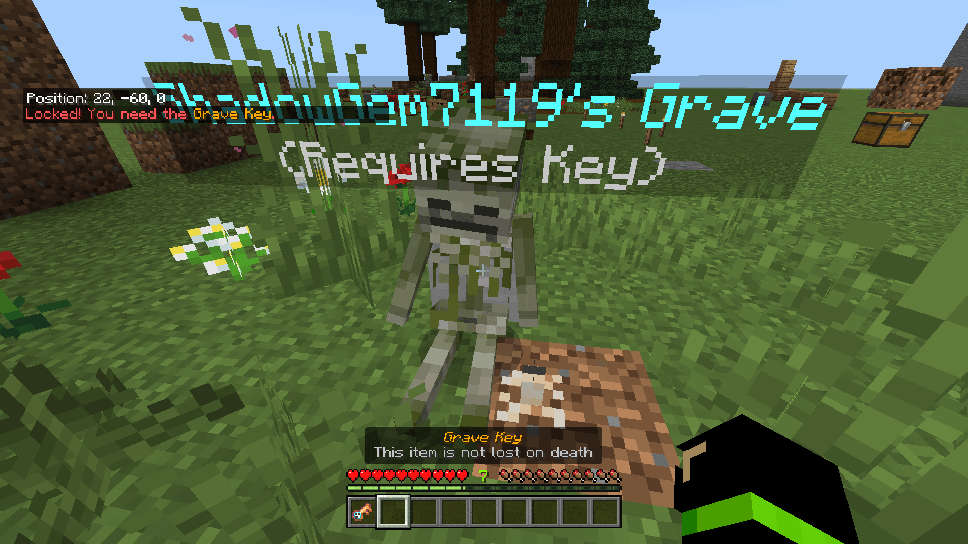 GraveStone+ Secure your items after Death — screenshot 5