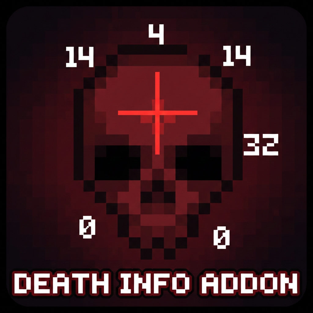 Death Info Addon: Coordinates & Lives System