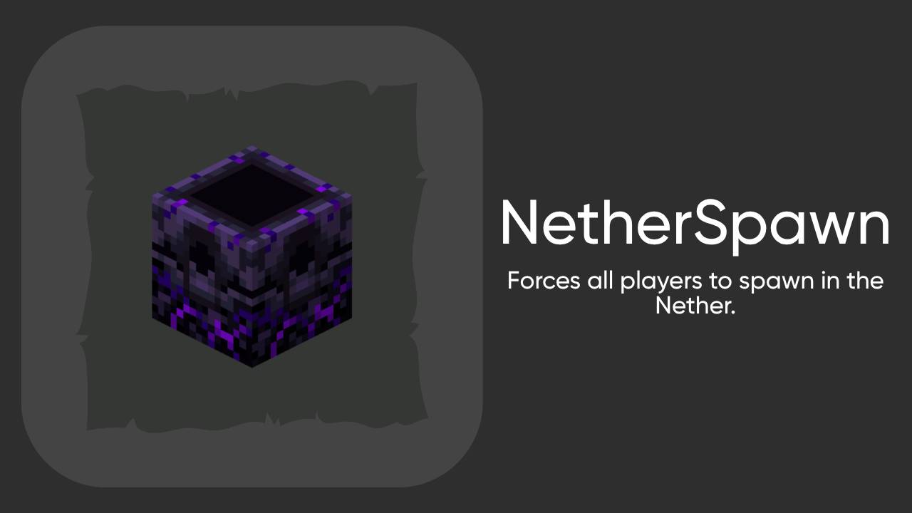 NetherSpawn - Set world spawn point in the nether — screenshot 1