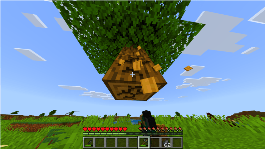No Tree Punching Bedrock (Unofficial) — screenshot 2