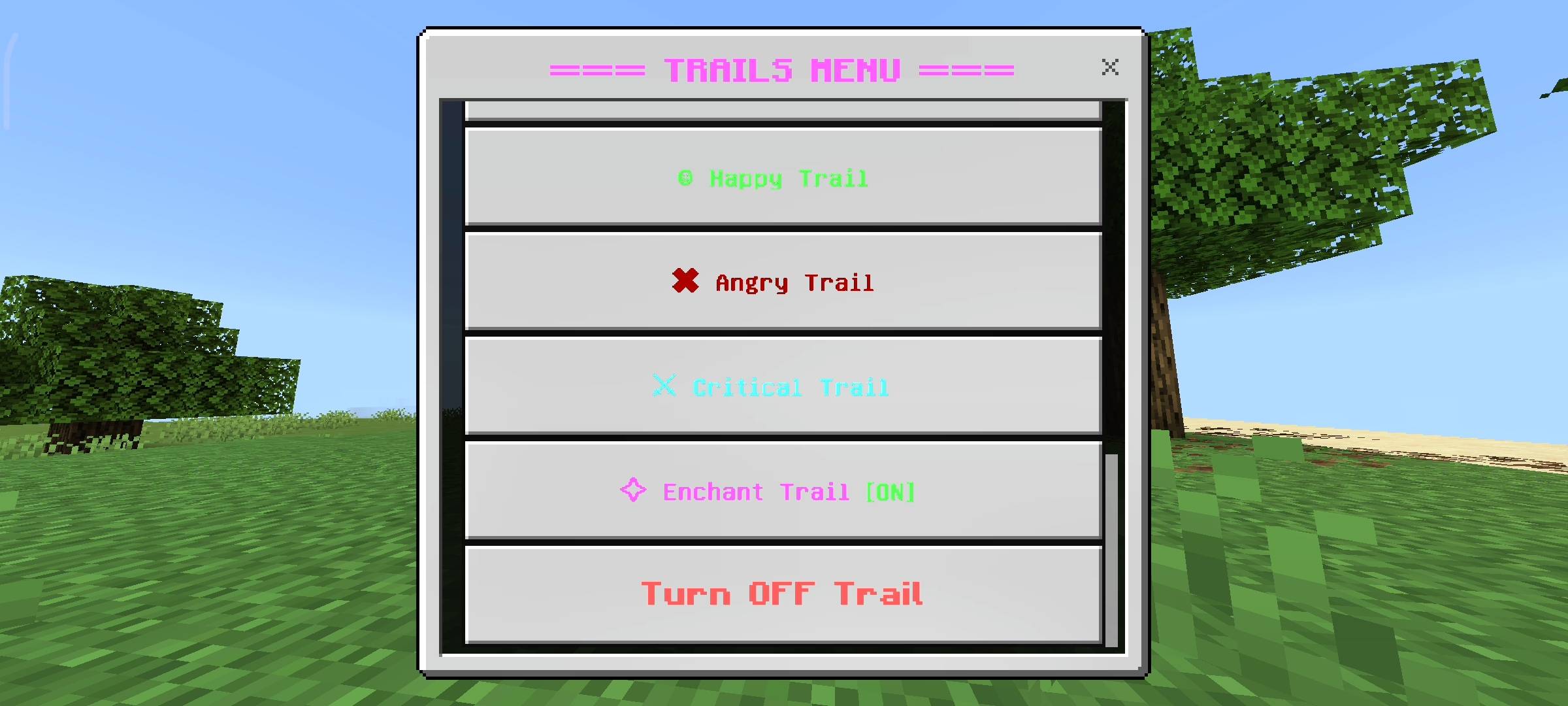 Particle Trails Addon: Custom Walking Effects — screenshot 3