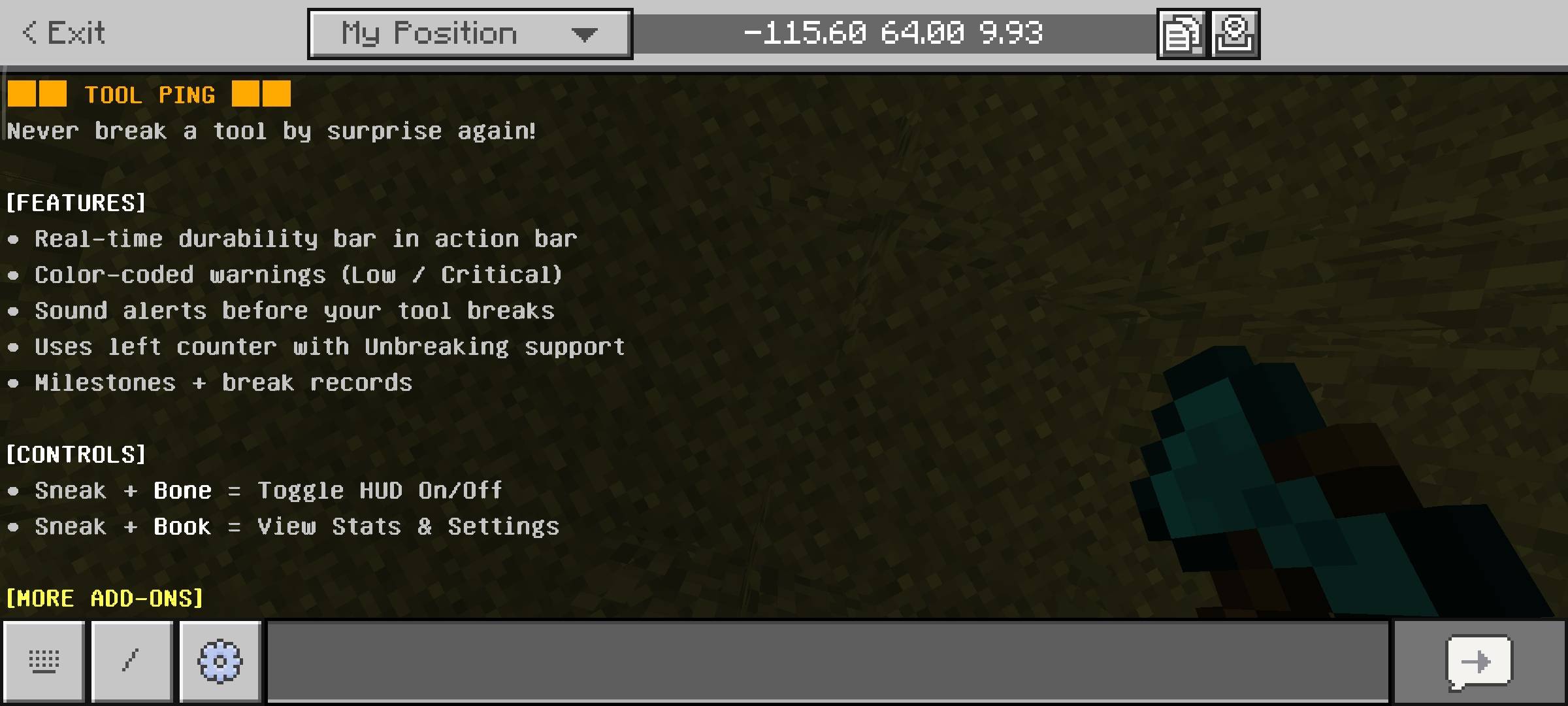 Tool Ping - Durability HUD — screenshot 4