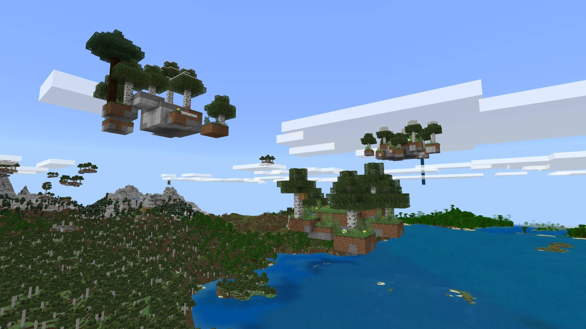 Sky Lands Structures - Birch Forest — screenshot 2