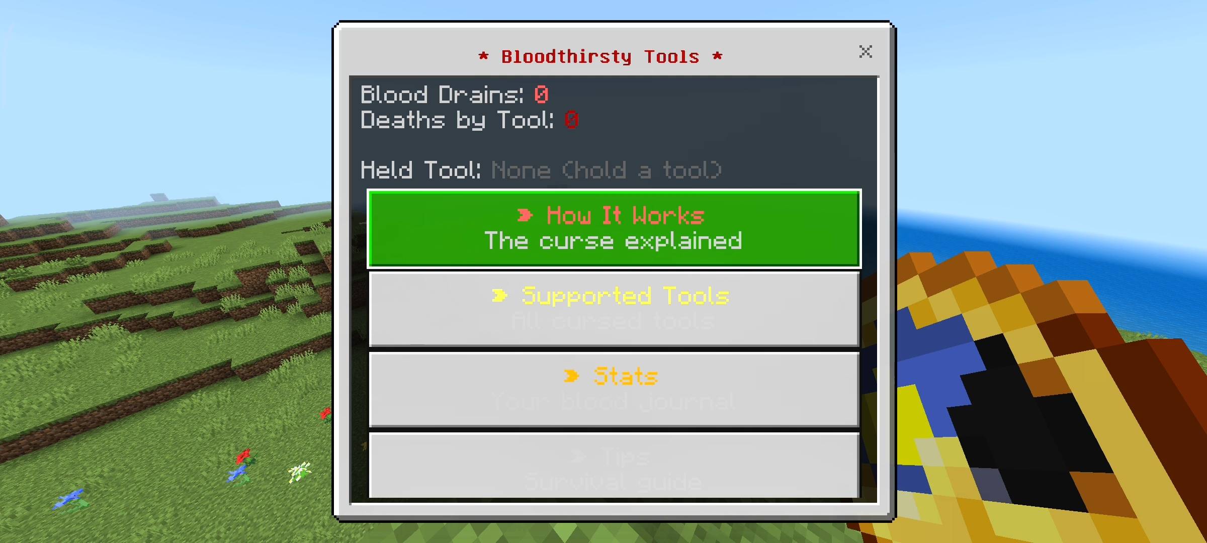 Bloodthirsty Tools - Cursed Durability — screenshot 4