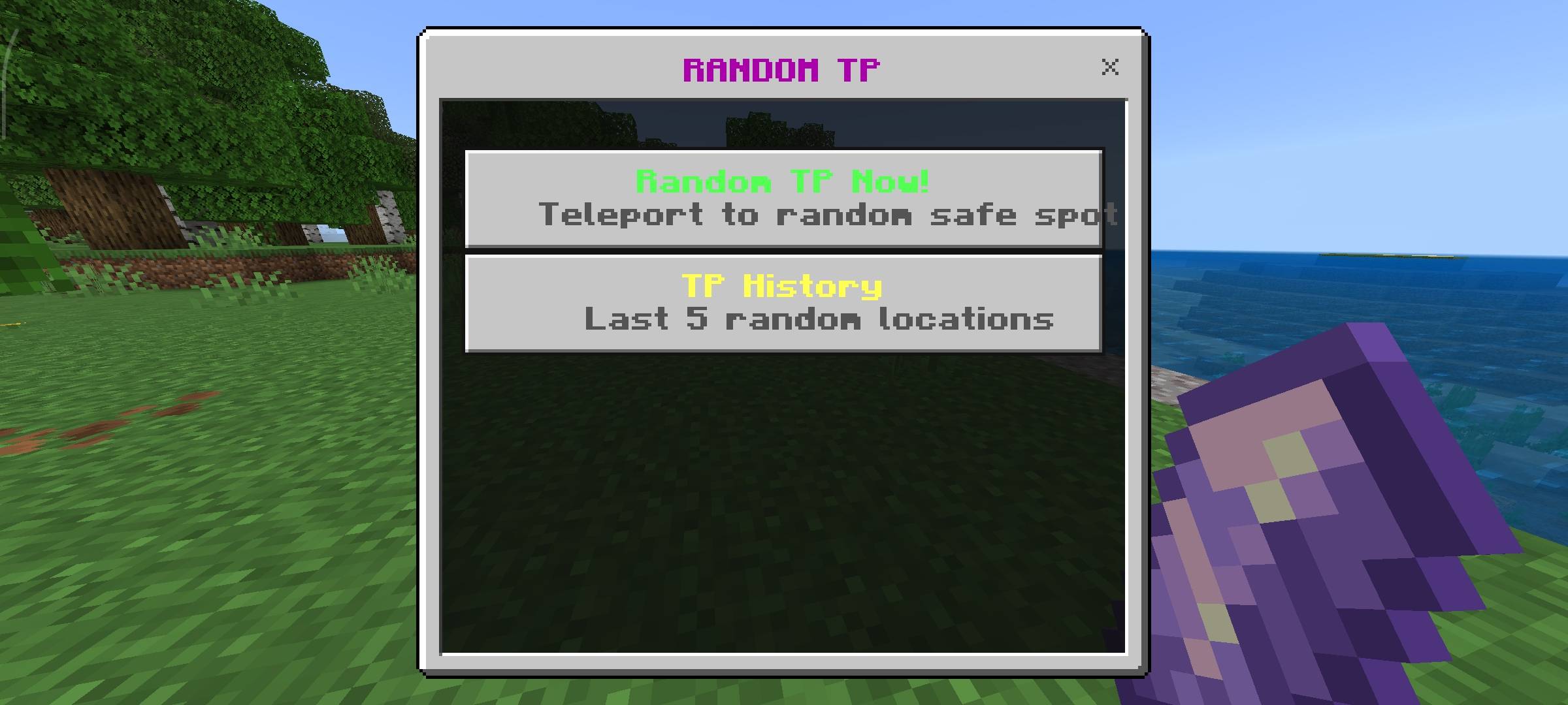 Random TP - Survival Teleporter — screenshot 2
