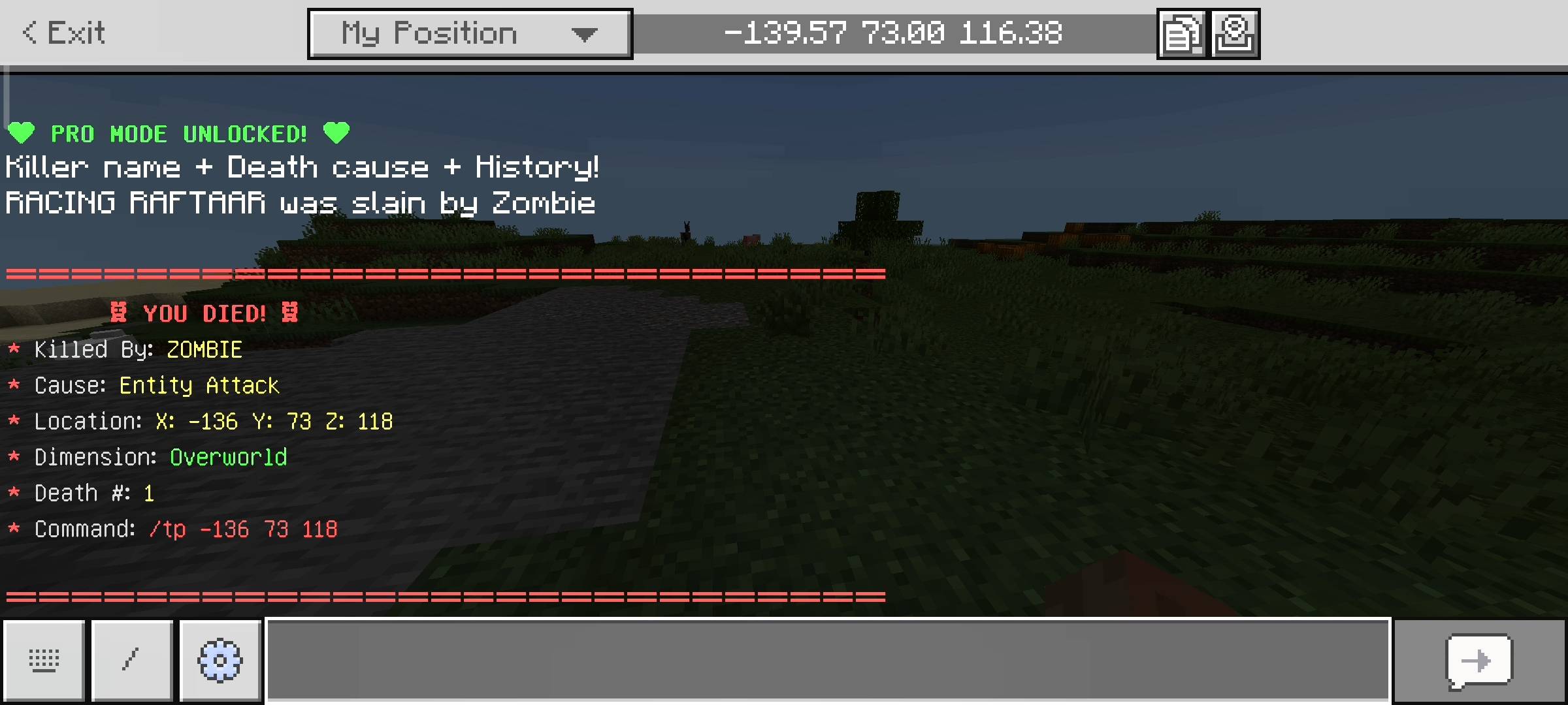 Better Death Addon: Track Location & History — screenshot 4